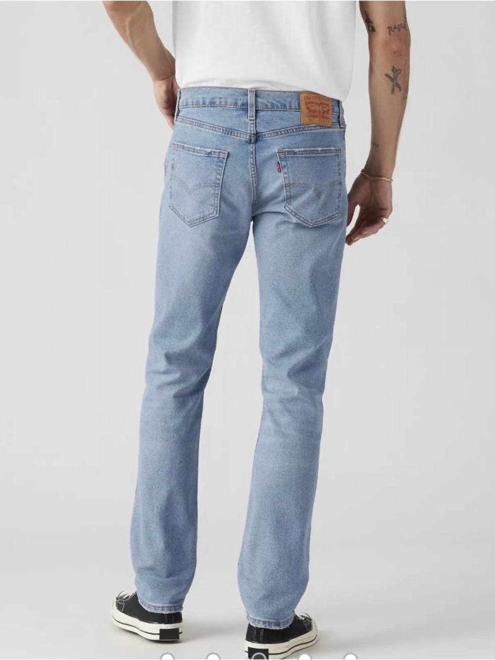Levi's Men’s Light Wash 511 Slim Jeans 34 waist x 36 length